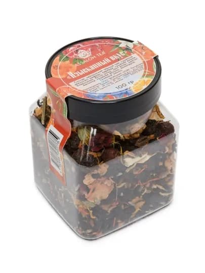Фруктовый черный чай "Изысканный вкус", 100 г — BISTORE-ИЗЫСВКУ
