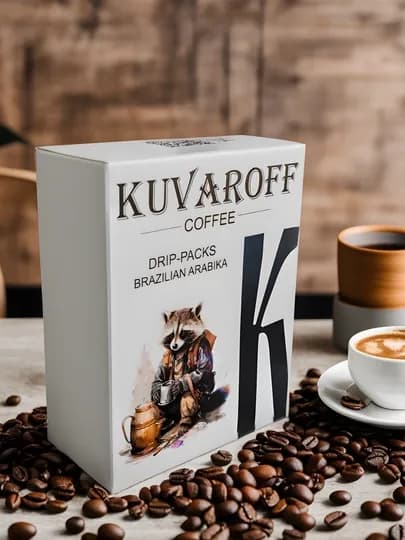 Кофе в дрип-пакетах KUVAROFF Brazilian arabika — KUV-DRCOFBA