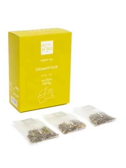 Зеленый чай "OSMANTHUS", 20 пакетиков, 40 г — KUBRA-OSMPAKE