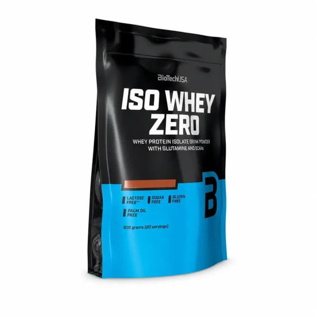 Zardob proteini izolyati Iso Whey Zero BioTechUSA (Cookies & Cream) 500 g (20 srv)