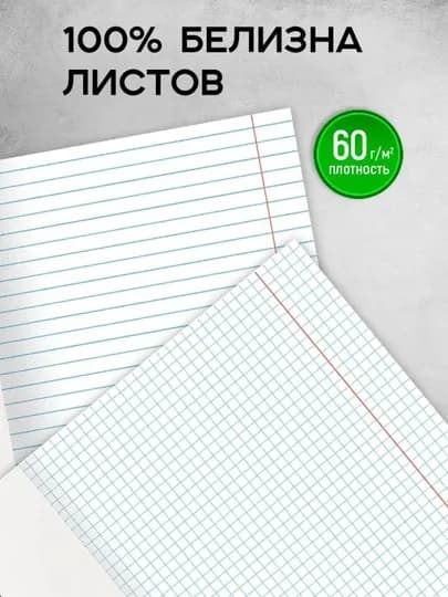 Комплект предметных тетрадей A5, 48 л, в клетку и линию, 12 шт, со справочной информацией — GORFAM-GF42475-БЕЖМЕЛ