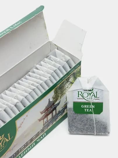 Чай зеленый Royal Life Green, 25 пакетиков, 50 г — ROYALT-P0D6B95
