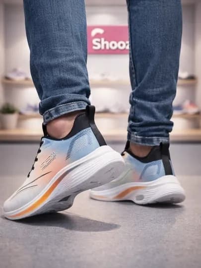 Кроссовки мужские сетчатые лёгкие — SHOOZZ-SHOOZZ55-БЕЛЫЙ-41