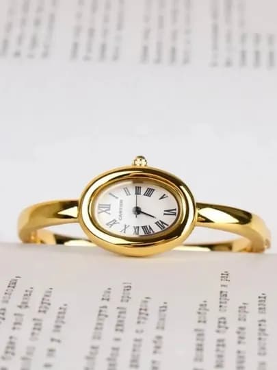 Набор в стиле Cartier из нержавеющей стали — MZNJWL-BILAGUZUKK-БЕЖМЕЛ-17