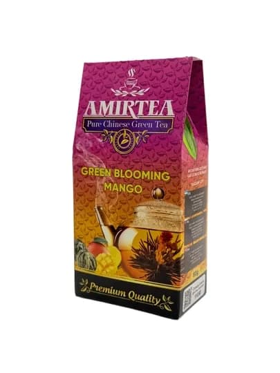 Чай зеленый Амир Китай В/С Green Blooming Mango 80 гр — АМИРТЕА-651878
