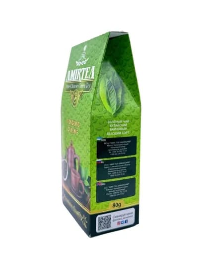 Чай зеленый Амир Теа Китай В/С Dongding Oolong 80 гр — АМИРТЕА-651205