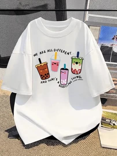 Женская футболка, оверсайз — MEWEAR5-FUTBOLKAPAXTA001-БЕЛЫЙ-Ovesize-2XL