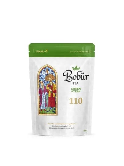 Чай зелёный Bobur Tea Green Tea №110, листовой, 350 г — BOBURTE-Б110