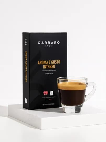 Кофе в капсулах Carraro Aroma e Gusto Intenso для Nespresso — TCFSHOP-TCFC153