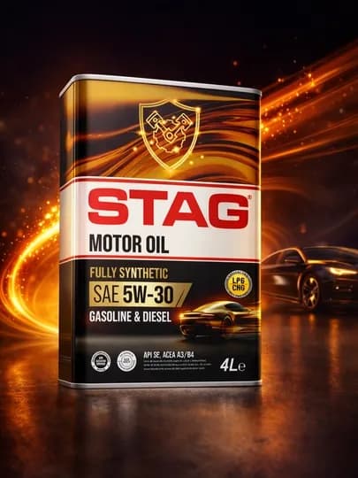 Моторное масло STAG, синтетическое, 4л, 0W-20 / 5W-30 / 5W-40 / 10W-40 — STAGAS-STAGOIL-oil5/30