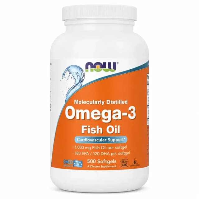 Baliq yog‘i Omega-3 1000 mg NOW Foods 500 SFTGL