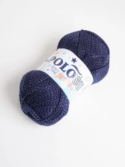 Пряжа- Polosu Brillo 97% акрил, 3% проволока, 100 г, 300 м — PRYAJA1-BRILLO-ТЕМНСИН