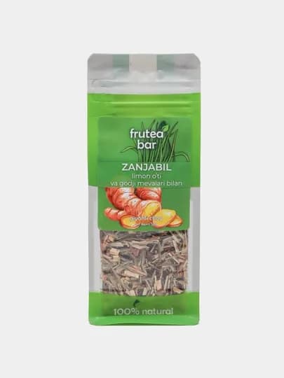 Fruteabar "Имбирь с лимонной травой и ягодами годжи" Чайный напиток сухой рассыпной, 50 гр — FRUTEA-P15DD2B