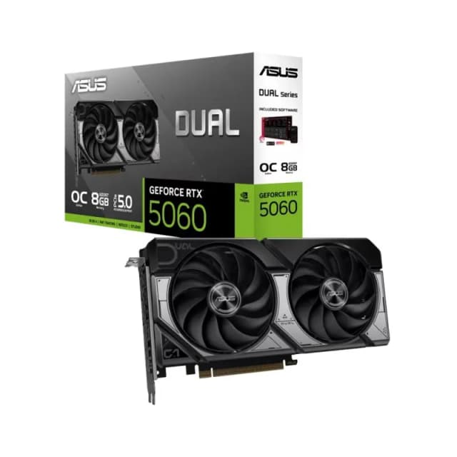 ASUS Dual GeForce RTX™ 5060 8GB GDDR7 OC Edition