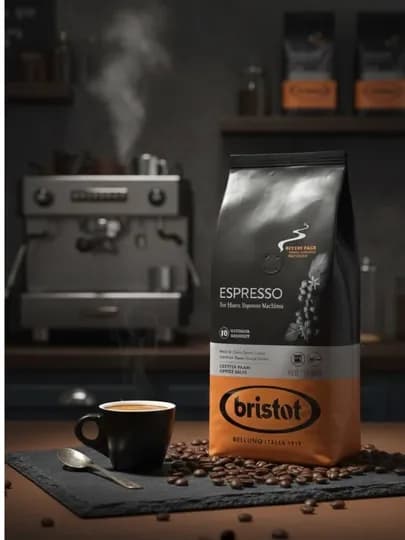 Зёрна кофе Bristot Espresso, энергия и вкус в каждом глотке — BRISTOT-ESPRESO