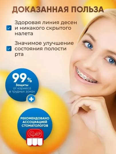 Монопучковая зубная щетка для брекетов, имплантов и межзубных промежутков, и для элайнеров — OOSIYO-CHETKA-ОРАНЖ