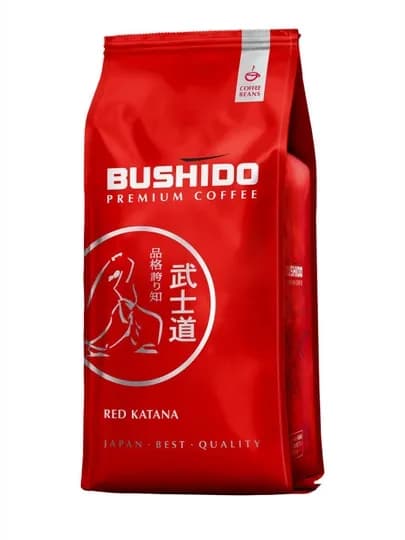 Кофе в зёрнах BUSHIDO Red Katana, 1 кг — LUCKYCO-BRKBP-BRK1000