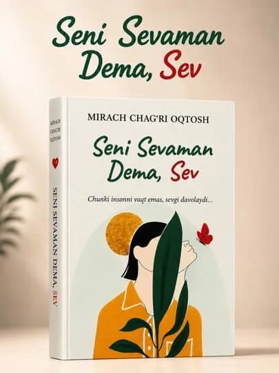 Не говори «я люблю тебя», люби — Мирач Чагры Октaш. Книга на узбекском языке — 4770-SENISEVAMANDEMASEV