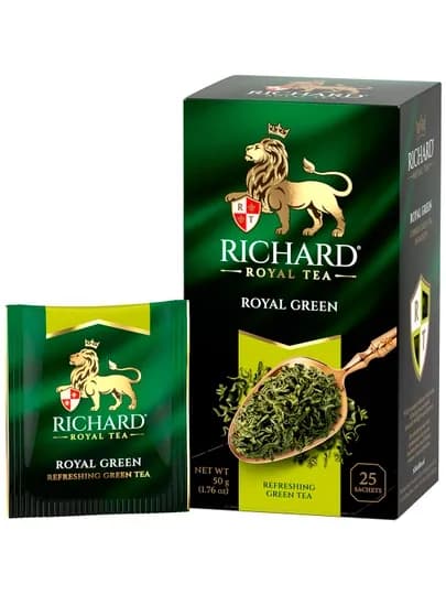 Чай Richard "Royal Green зеленый, 25 сашетх2 г — DANIHA-DFCVM20