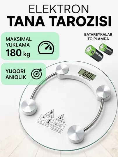 Весы напольные, умные, электронные, фитнес весы — OZBAZAR-TAROZI