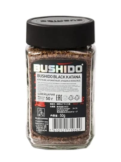 Растворимый кофе Bushido Black Katana, 50 гр — LUCKYCO-BLCKT50