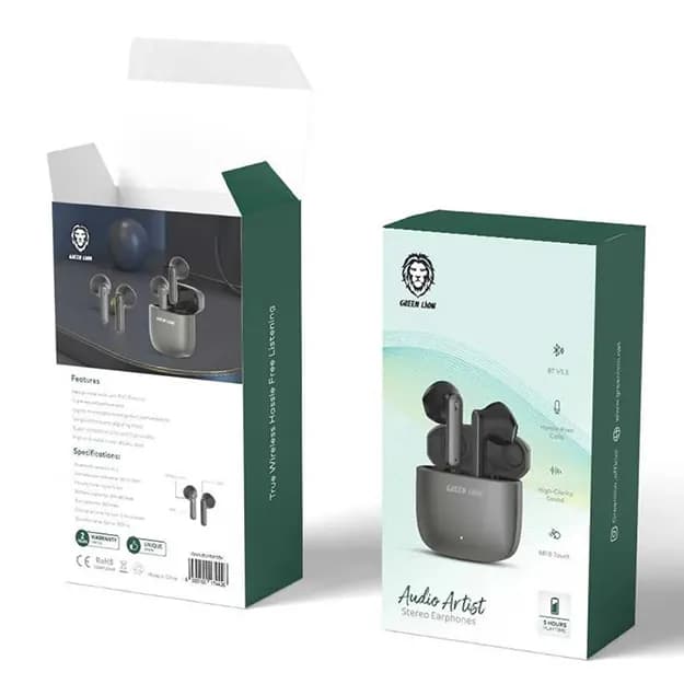 Беспроводные наушники Earbuds Green Lion Audio Artist Black