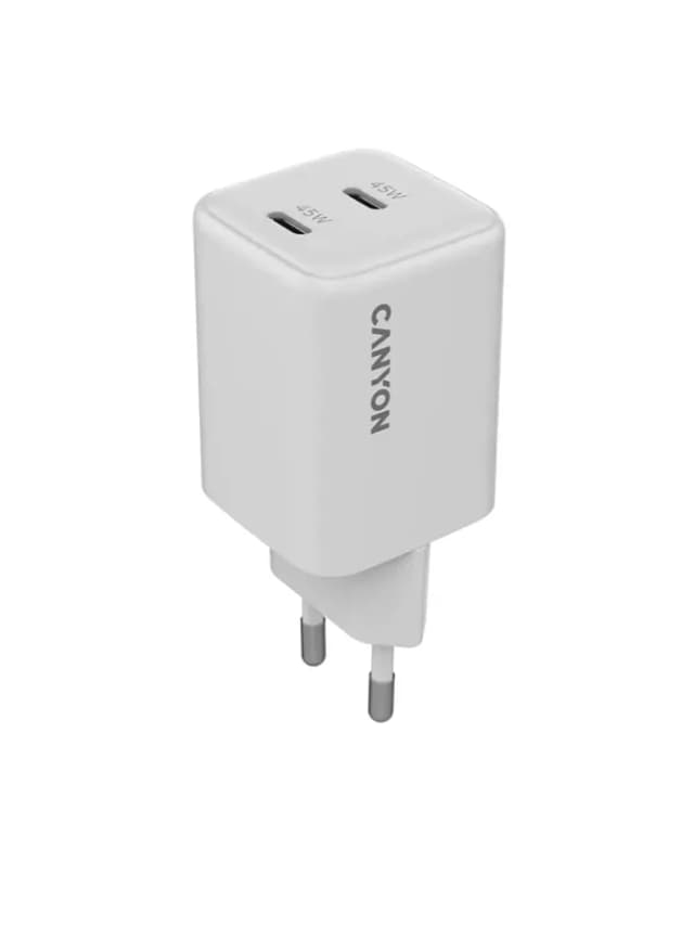 Зарядное устройство CANYON CU45CC GaN 45W 2xPD