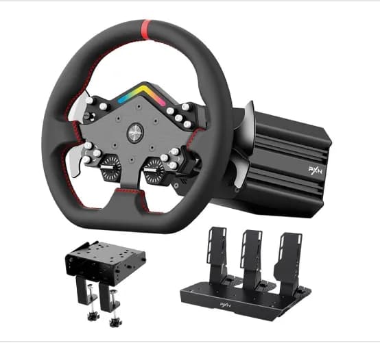 Игровой руль PXN V12 LITE, черный