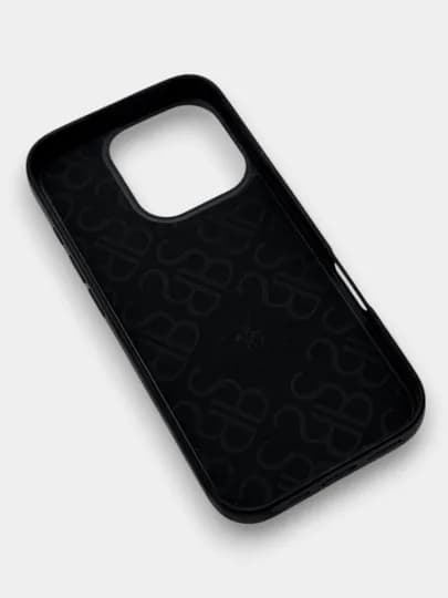 Чехол Santa Barbara Polo & Racquet, для смартфонов iPhone X,11,12,13,14,15,16 Pro, Pro Max — BEKSMAR-SANBAR-ЧЕРН-12PRMAX