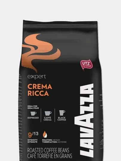 Кофе жареный в зернах Lavazza Crema Ricca, 1 кг — VENDING-KOFE004