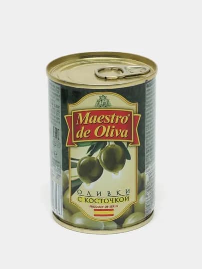 Оливки Maestro de Oliva, с косточкой, 280 г — FOODST-P00D057