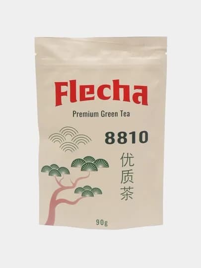 Китайский зеленый чай Flecha Premium 8810, крупнолистовой, 90 г — FLECHA-FLC8810