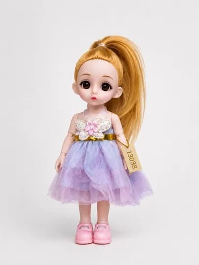 Шарнирная кукла 15 см, подвижные суставы для разных образов, для подарка — TOYPLNT-КУКЛЫ15СМ-ЛАЙМ