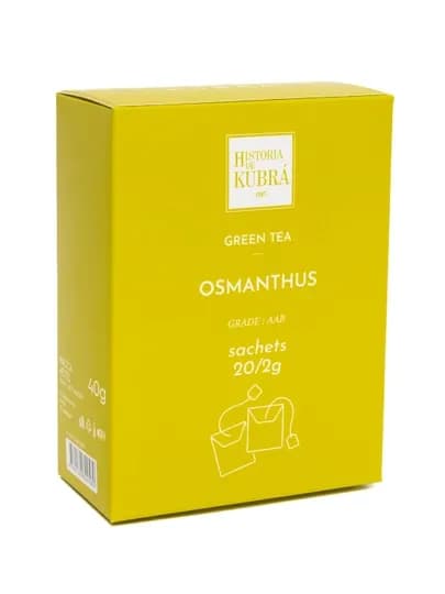 Зеленый чай "OSMANTHUS", 20 пакетиков, 40 г — KUBRA-OSMPAKE