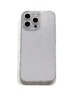 Чехол на iPhone 11,12,13,14,15,16,Pro,Max,Plus, Mini, прозрачный, силикон — PREM1-BLESKMAT-ПРОЗР-12MAX