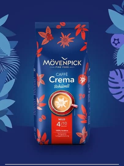 Кофе зерновое Movenpick Schumli, 1 кг, производство Германия — TEACOFF-SCHUM1