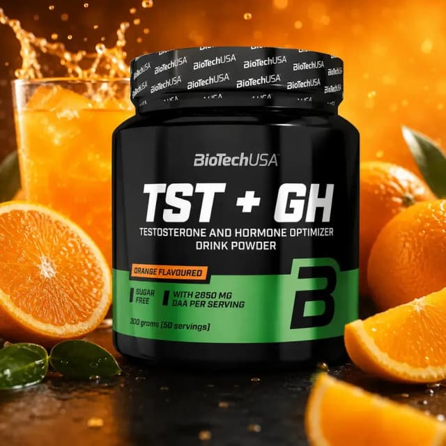 Testosteron kuchaytirgich TST+GH BioTechUSA (Orange) 300 g (50 srv)