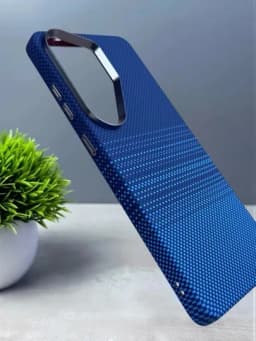 Карбоновый чехол для Samsung S22,S23,S24,S25,S26 FE,PLUS, ULTRA Magsafe, жесткий — TOPSYLE-SMKARBON-ИНДИГО-S26ULKR