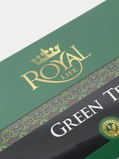 Чай зеленый Royal Life Green, 100 пакетиков, 150 г — ROYALT-P0D6BA9