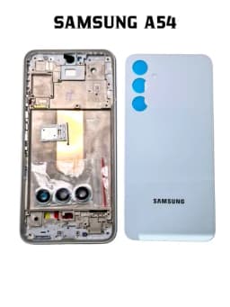 Корпус, рамка, SIM-лоток, кнопки и стекло камеры для Samsung Galaxy A54 комплект — SMTKOPS-SAMSUNGA54KORPUS-БЕЛЫЙ
