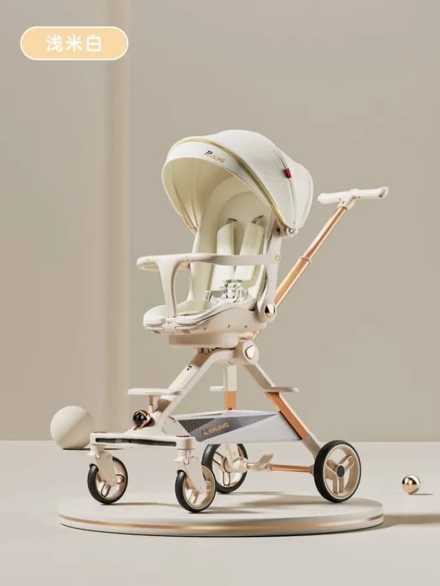 Коляска прогулочная ADIL E-300, бежевый