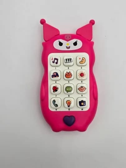 Музыкальный развивающий детский телефон, развивающие игрушки от года — ABCTOYS-TELEFON-БЕЖЕВ