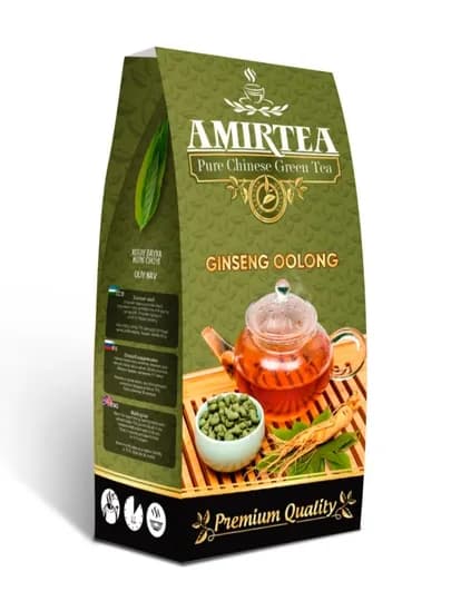 Амир Чай зеленый Китай В/С Ginseng Oolong 80 гр — АМИРТЕА-651199