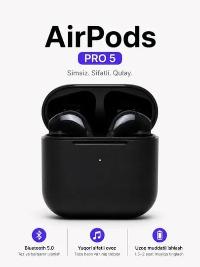 Беспроводные наушники AirPods Pro, AirPods, Pro 5 сенсорное управление — PODIX-PRO2356-КОРАЛЛМЕЛ