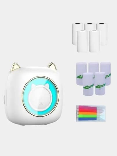 Беспроводной мини термопринтер для телефона, для детей, с Bluetooth — HOMEPOI-ТПРИНТ-МОРСК