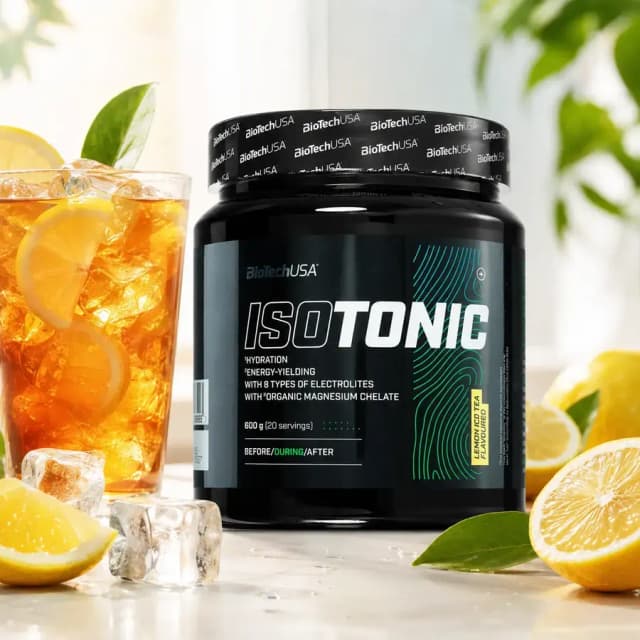 Izotonik BioTechUSA IsoTonic (Lemon Ice Tea) 600 g (20 srv)