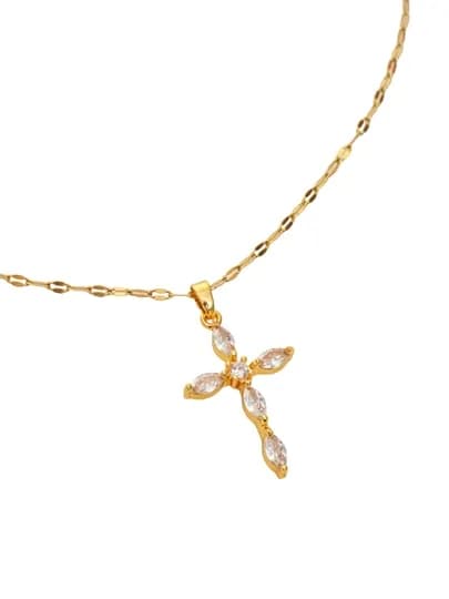 Ожерелье в виде креста в современном стиле — JEWEL16-JEWEL151-ЗОЛХАКИ