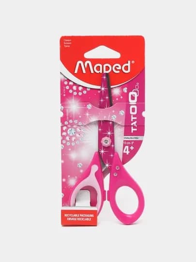Ножницы Maped TATOO INNOVATION, 13 см — GTRAD-P10A755-РОЗОВ