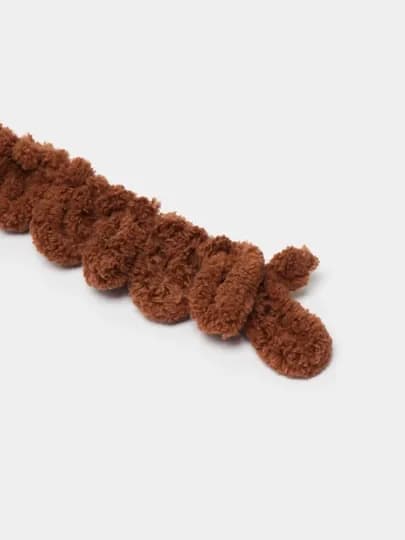 Пряжа Alize Puffy с большими петельками, однотонный — KARTOPU-ALPUFY2-КОРИЧН