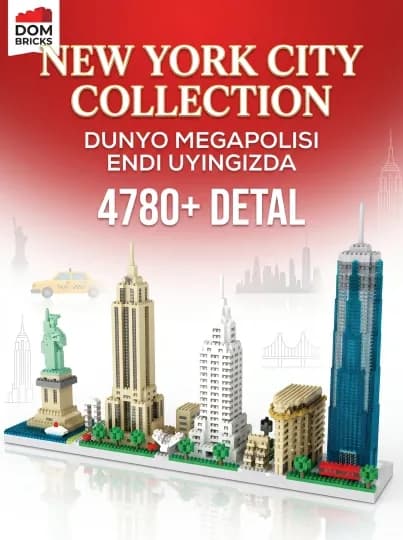 Конструктор DOM BRICKS Мировая Архитектура, большая модель, от 3000+ деталей — УХТЫ-ДУБАИ-БЕЖМЕЛ